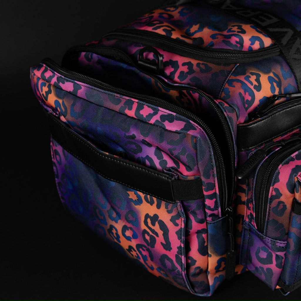 30L Perfect Duffle Bag Neon Leopard