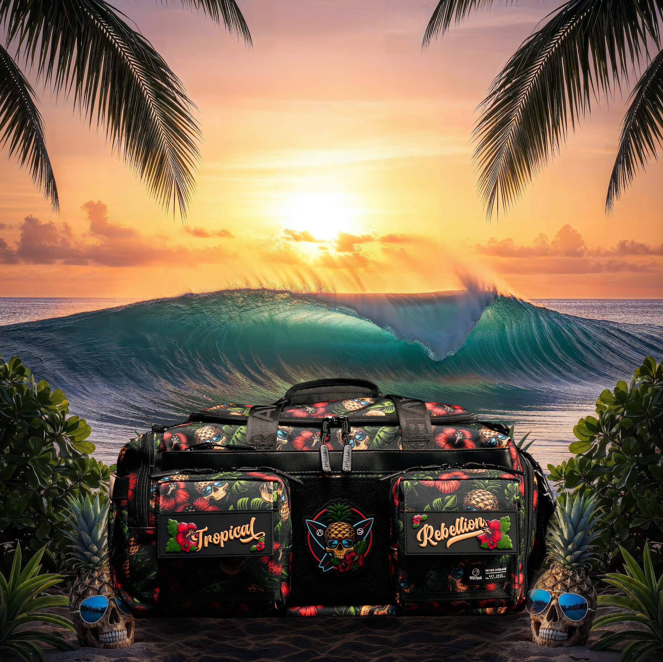 30L Perfect Duffle Bag Tropical Rebellion