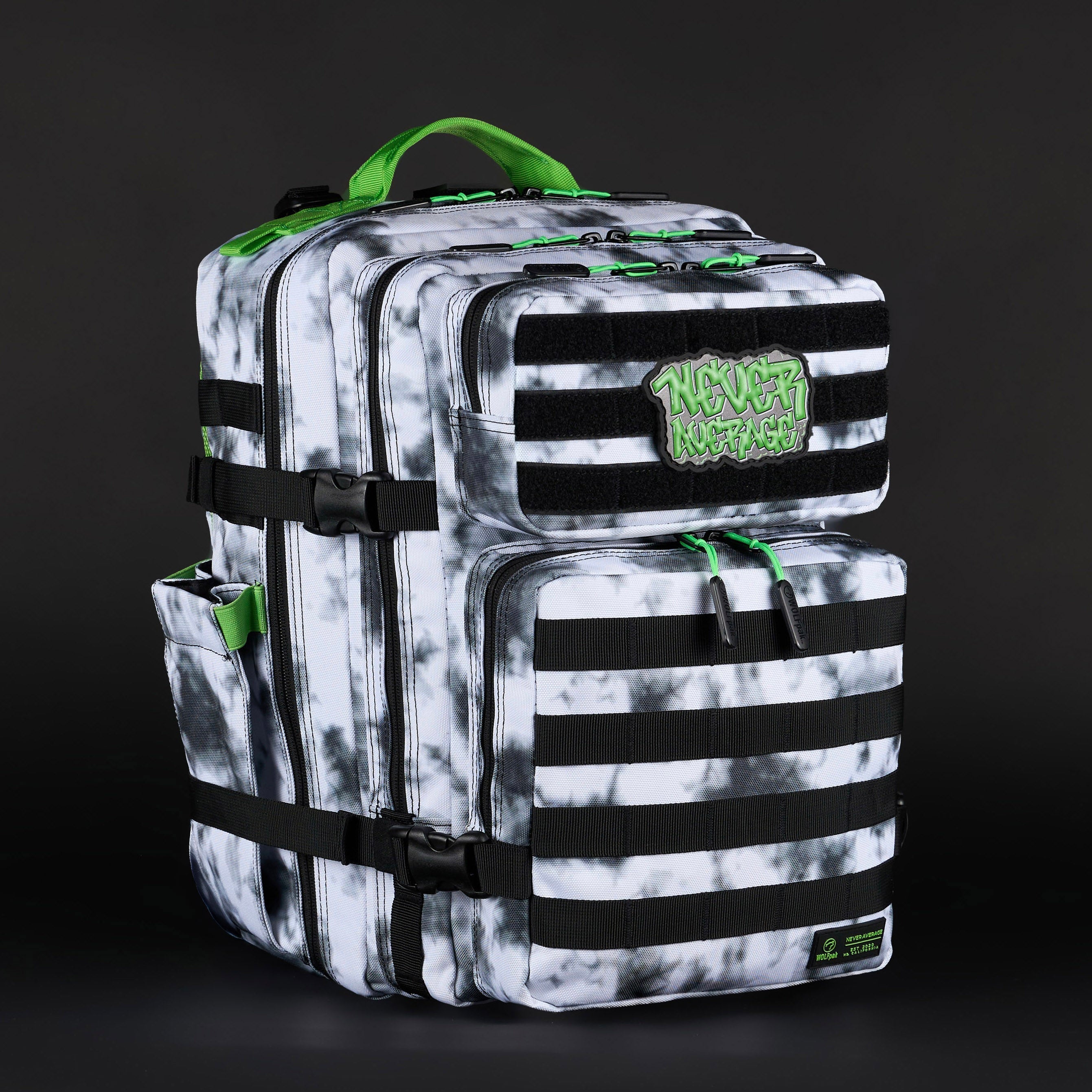 35L Backpack Graffiti Green