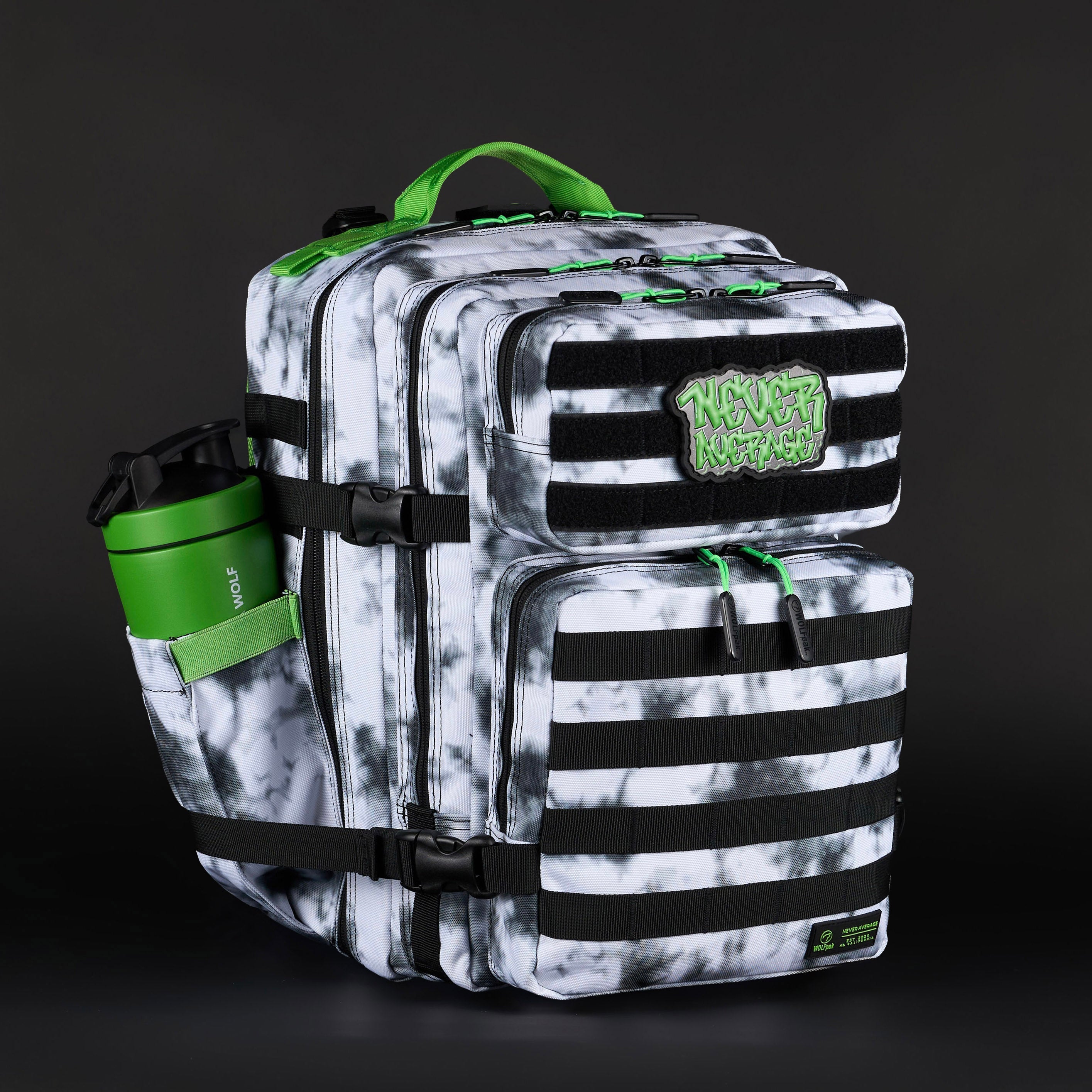 35L Backpack Graffiti Green