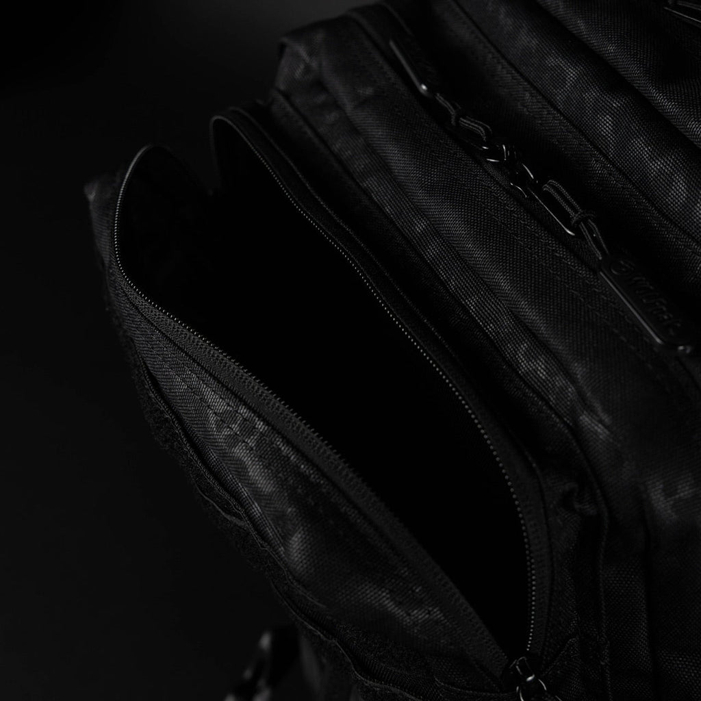 45L Backpack Black Leopard