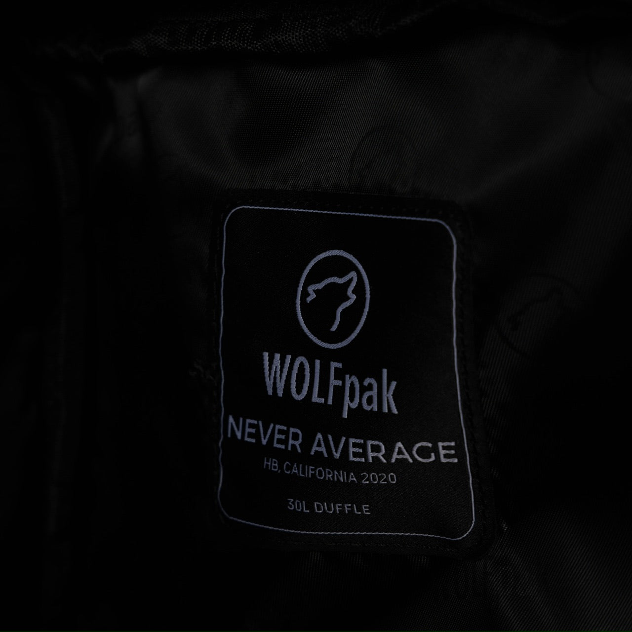 30L Perfect Duffle Bag Black Leopard