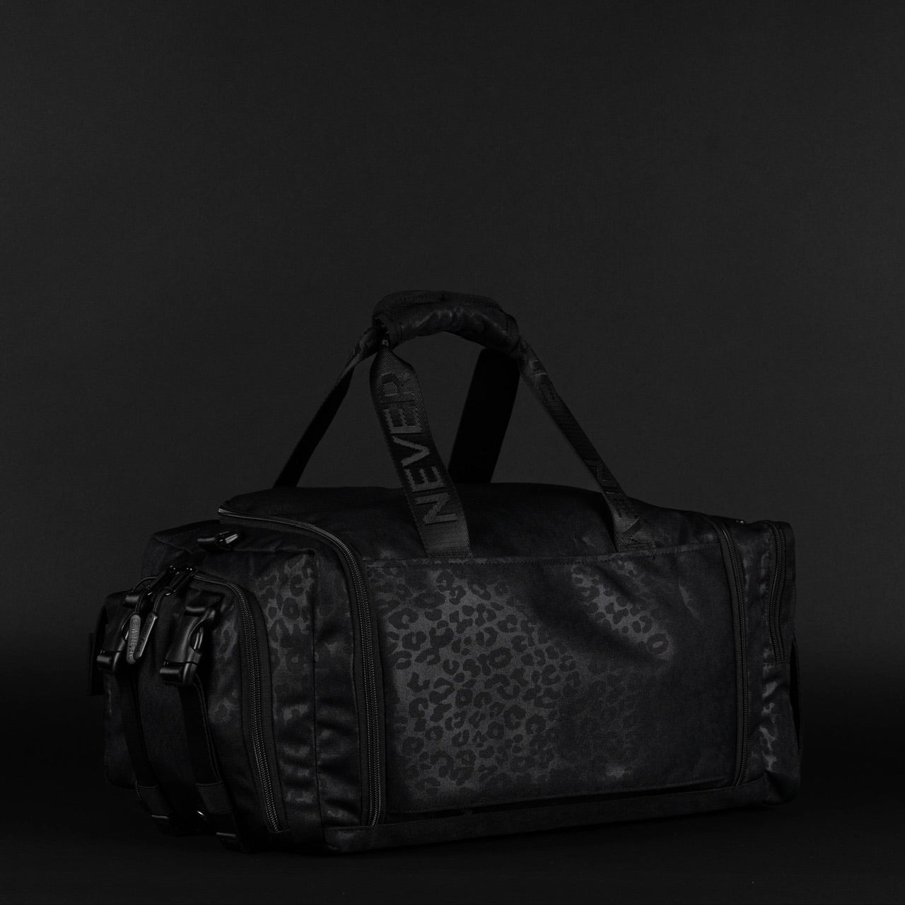 30L Perfect Duffle Bag Black Leopard