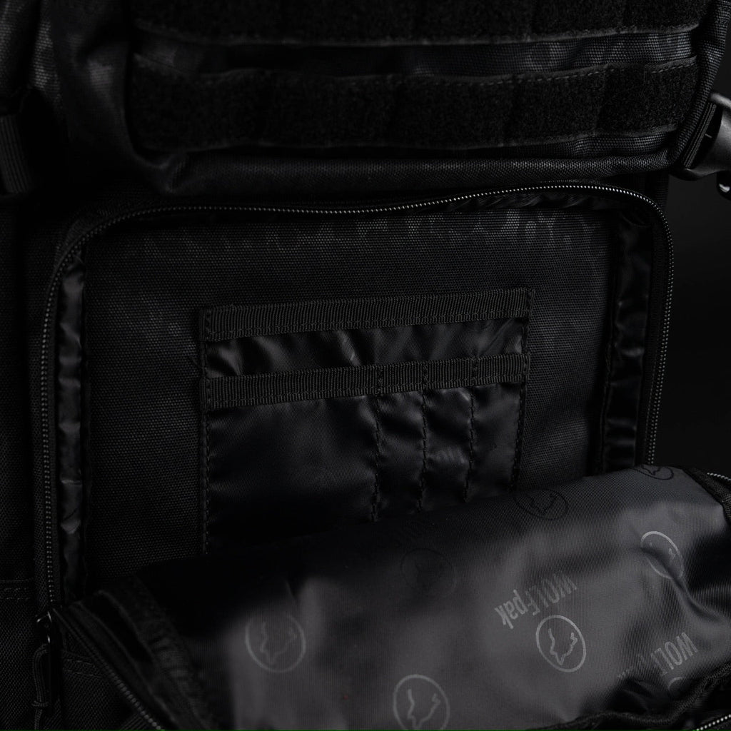 25L Backpack Black Leopard