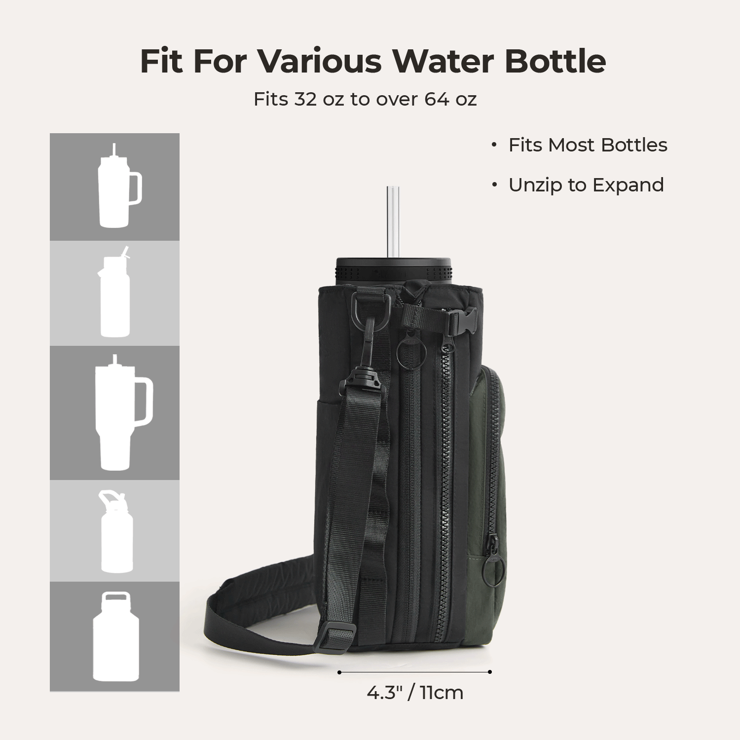 (FREE GIFT) Paz Water Bottle Sling